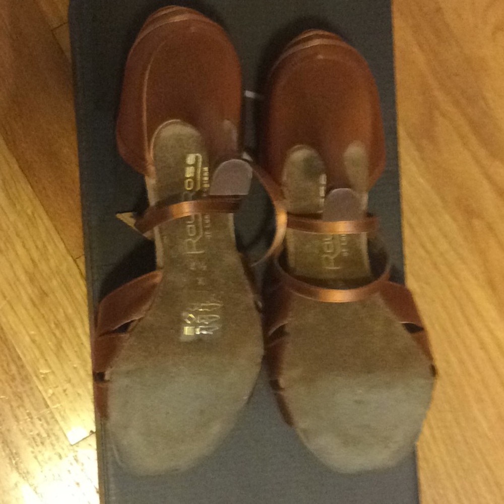 Ballroom Latin Salsa Shoes Rayrose 7-8 US or 4.5UK - Picture 11 of 12